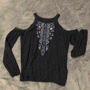 Hollister Cold Shoulder Long Sleeve